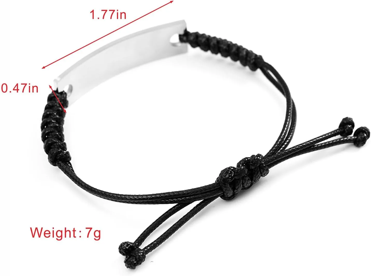 Kisseason Inspirational Mantra Bracelet Jewelry Adjustable Friendship Bangle Bracelet