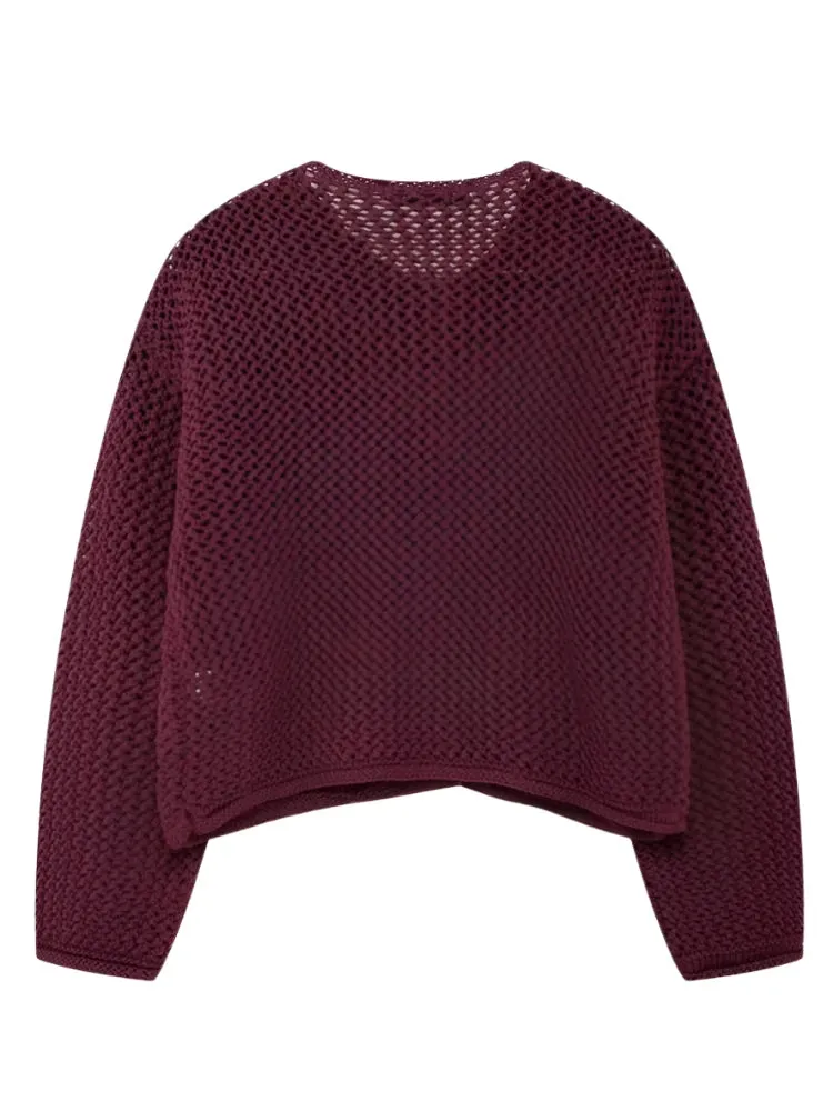 Knitted Cardigan with Button Detail
