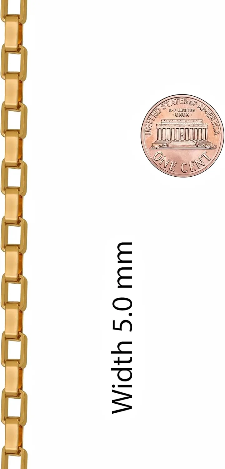 LIFETIME JEWELRY Paperclip Chain Necklace Necklace for Men and Women 24k Real Gold Plated Necklace
