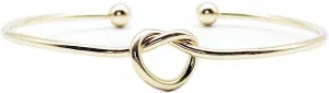 Love Knot Bangle Bracelets Love Tied Knotted Cuff Bracelets Friendship Bridesmaid Jewelry for Women