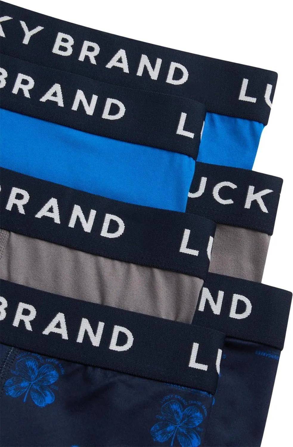 Lucky Brand Men's Boxer Briefs  6 Pack Super Soft Stretch Boxers for Men - Breathable Casual Mens Underwear Boxers (S-2XL)