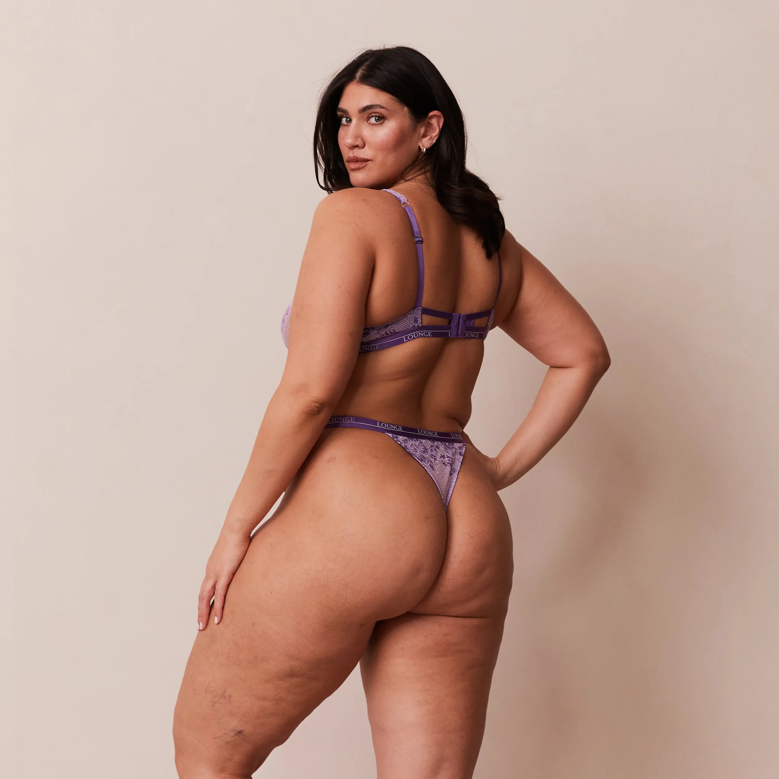 Luxe Balcony Bra  - Purple