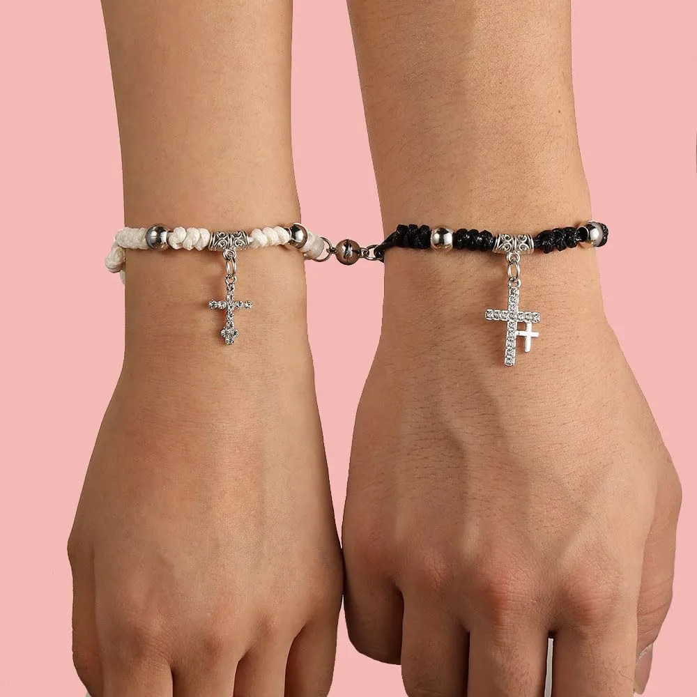 Matching Bracelets for Girlfriend Boyfriend, Couples Bracelets for Her Him, Matching Bracelet for Couples, Friendship Bracelets for Best Friends, Christmas Birthday Valentines Gifts for Women Men