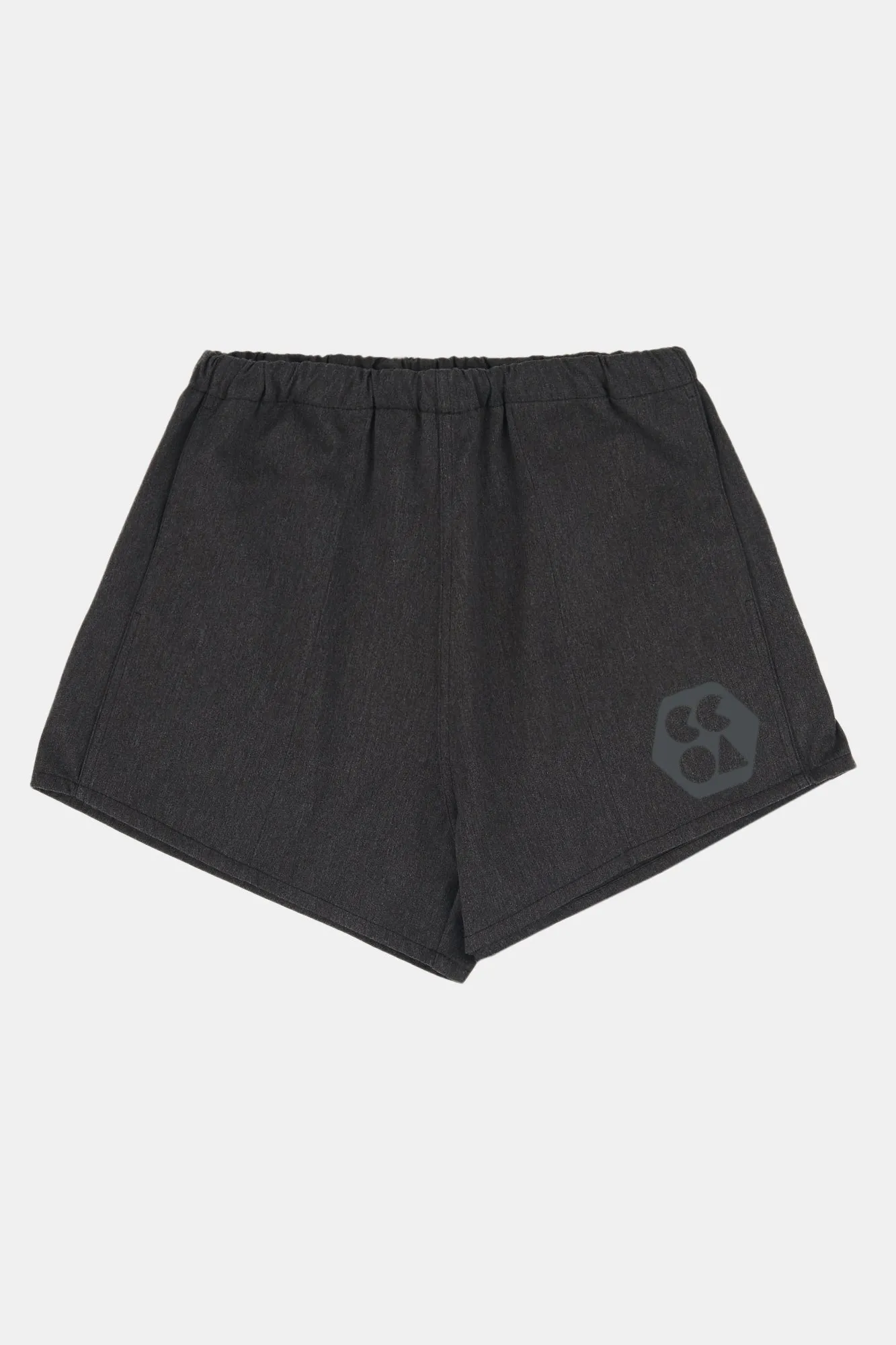 Men's Heavyweight Sports Short Plastic Free - Charcoal Marl