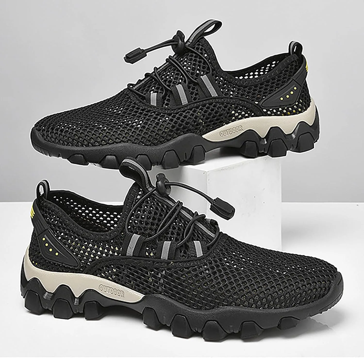 Men's Summer Breathable Mesh Shoes Sports Casual Shoes Men's Hiking Tourism Hiking Soccer Slide Sandals