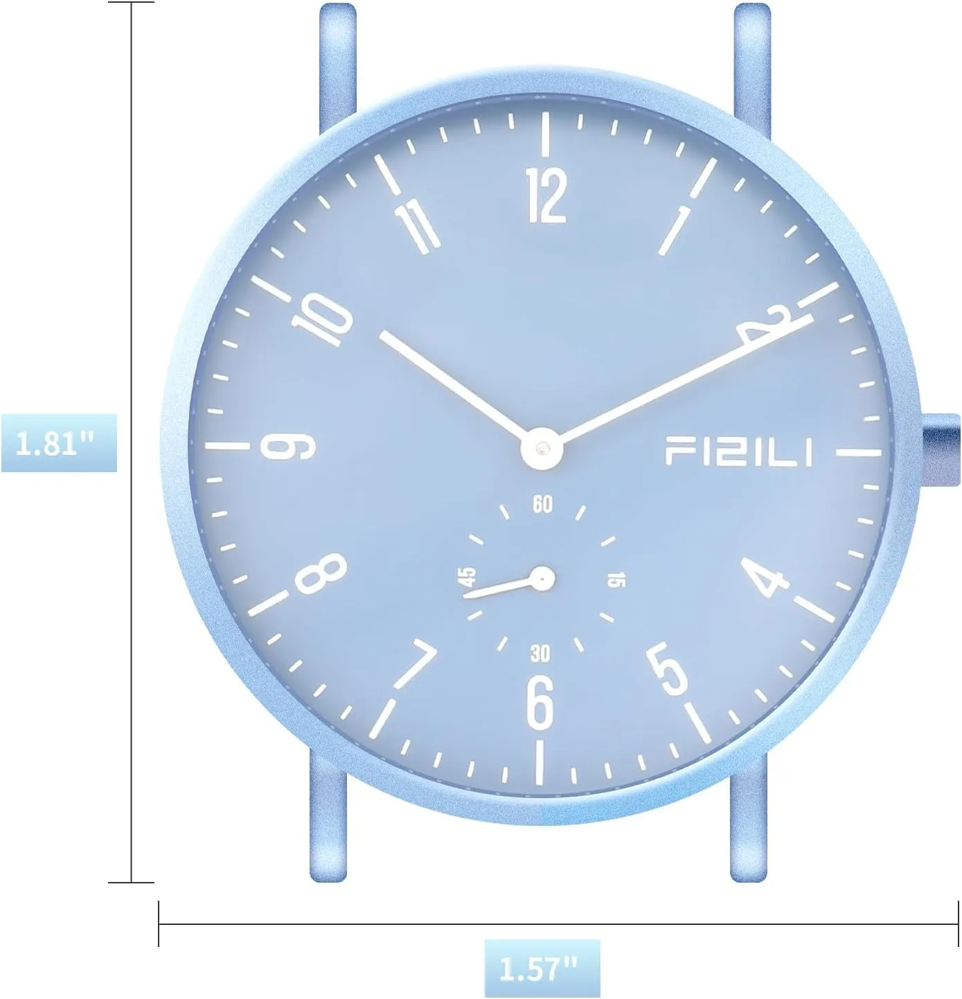 Men's Watch Ultra-Thin Minimalist Waterproof-Fashion Watch for Men or Women with Silicone Band Wrist Watches