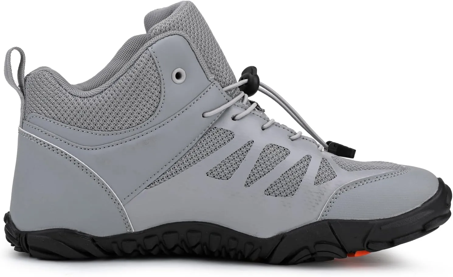 Men's Waterproof Hiking Shoes Lightweight Breathable Mid Top Walking Sneakers Comfortable Non-Slip Outdoor Casual Trekking Trail Shoes