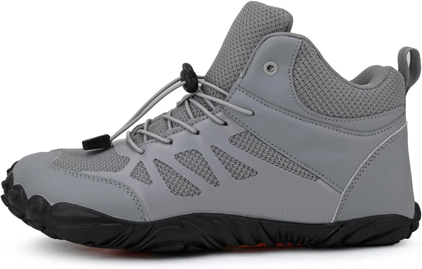Men's Waterproof Hiking Shoes Lightweight Breathable Mid Top Walking Sneakers Comfortable Non-Slip Outdoor Casual Trekking Trail Shoes