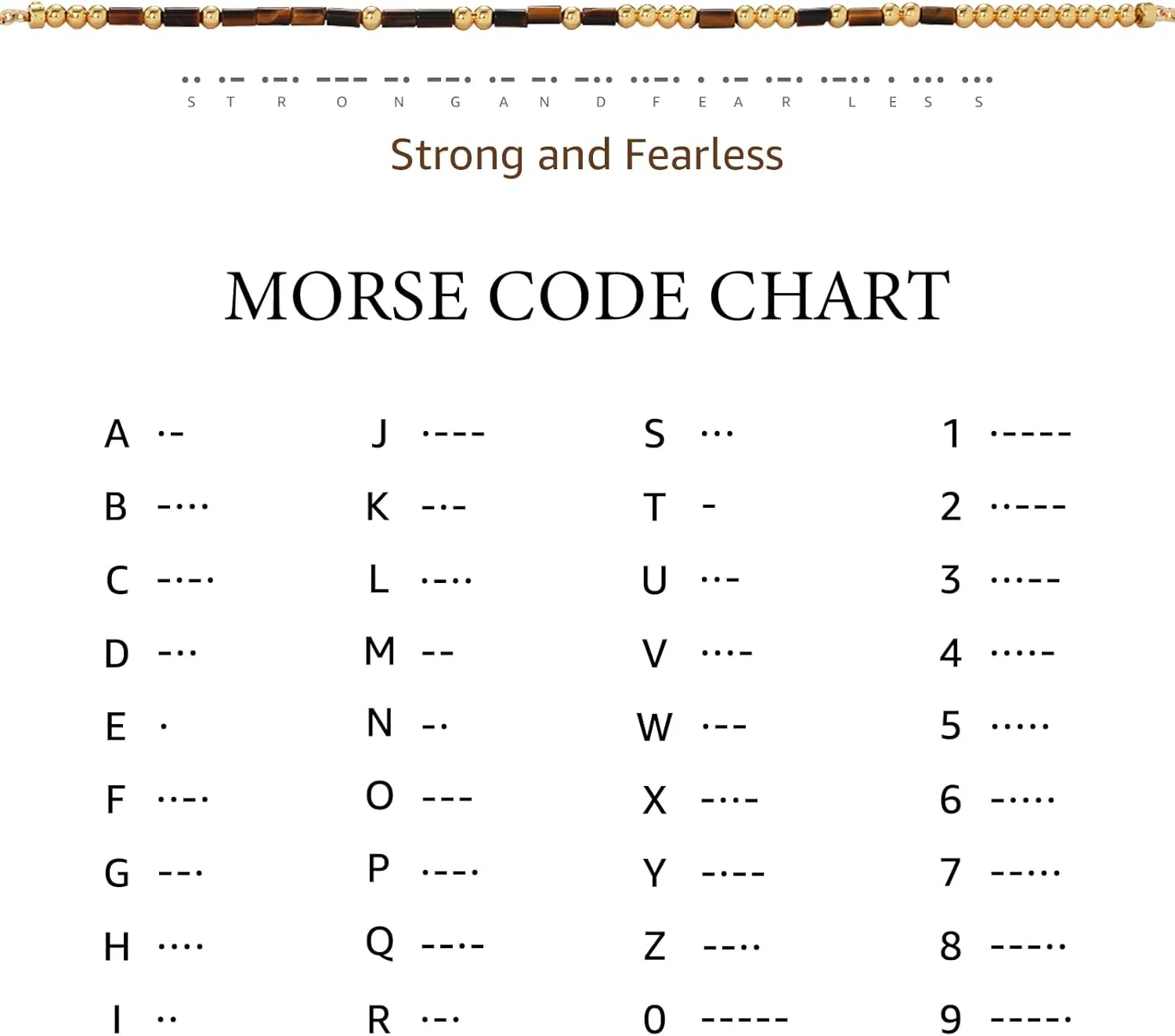 MEVECCO Gold Morse Code Bracelet for Women 18K Gold Plated Tiger Eye Stone Mixed Bracelets Handmade Gold Custom Morse Code Chain Bracelet Stack Jewelry Gifts
