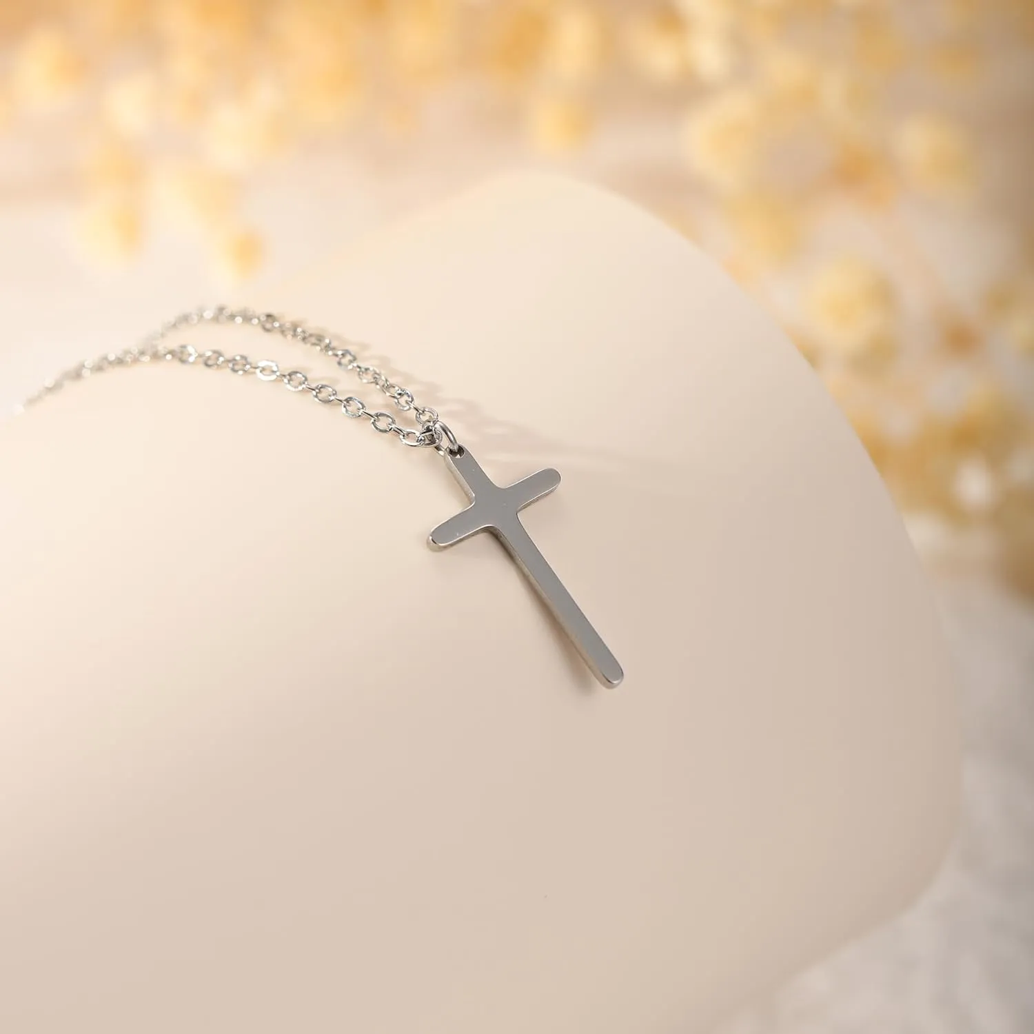 MONOZO Cross Necklace for Women14K Gold Plated Cross Necklace Layered Gold Cross Necklace Tiny Sideway Cross Choker Necklace Gold Cross Necklaces for Women Trendy Gold Jewelry Gifts for Women Trendy