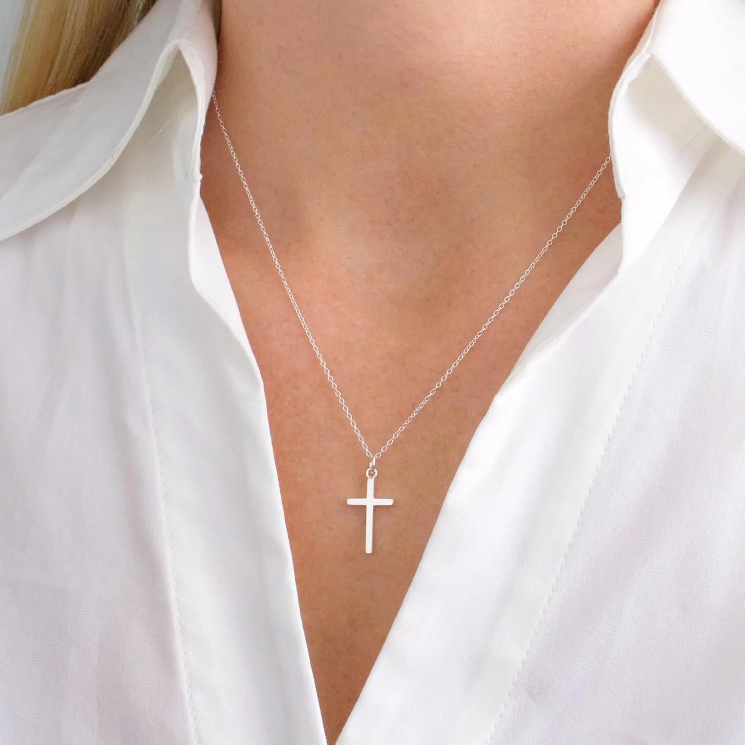 MONOZO Cross Necklace for Women14K Gold Plated Cross Necklace Layered Gold Cross Necklace Tiny Sideway Cross Choker Necklace Gold Cross Necklaces for Women Trendy Gold Jewelry Gifts for Women Trendy