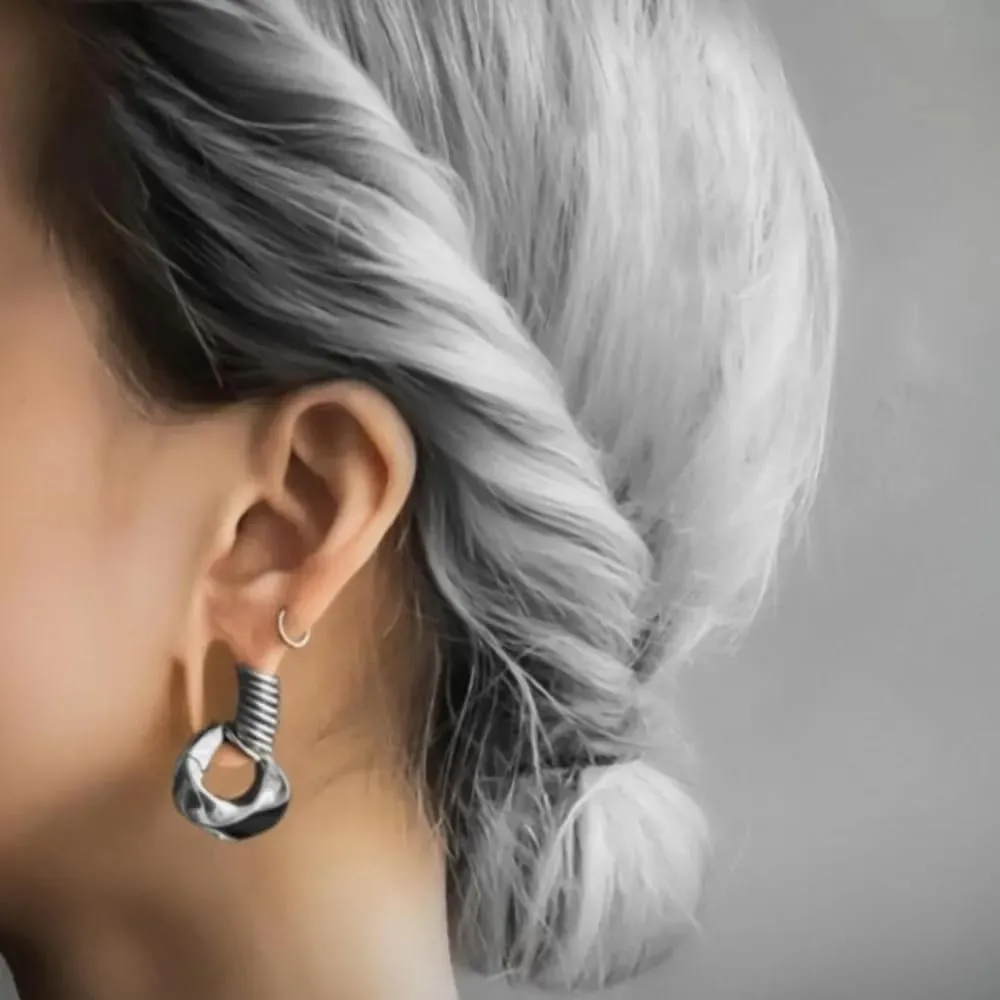MOQIKAKA16G 18G 20G Surgical Steel Nose Septum Rings Hoops - Stainless Steel Hinged Clicker Segment Nose Rings Hoop Helix Cartilage Daith Tragus Sleeper Earrings, Ear Plugs Tunnels Gauges