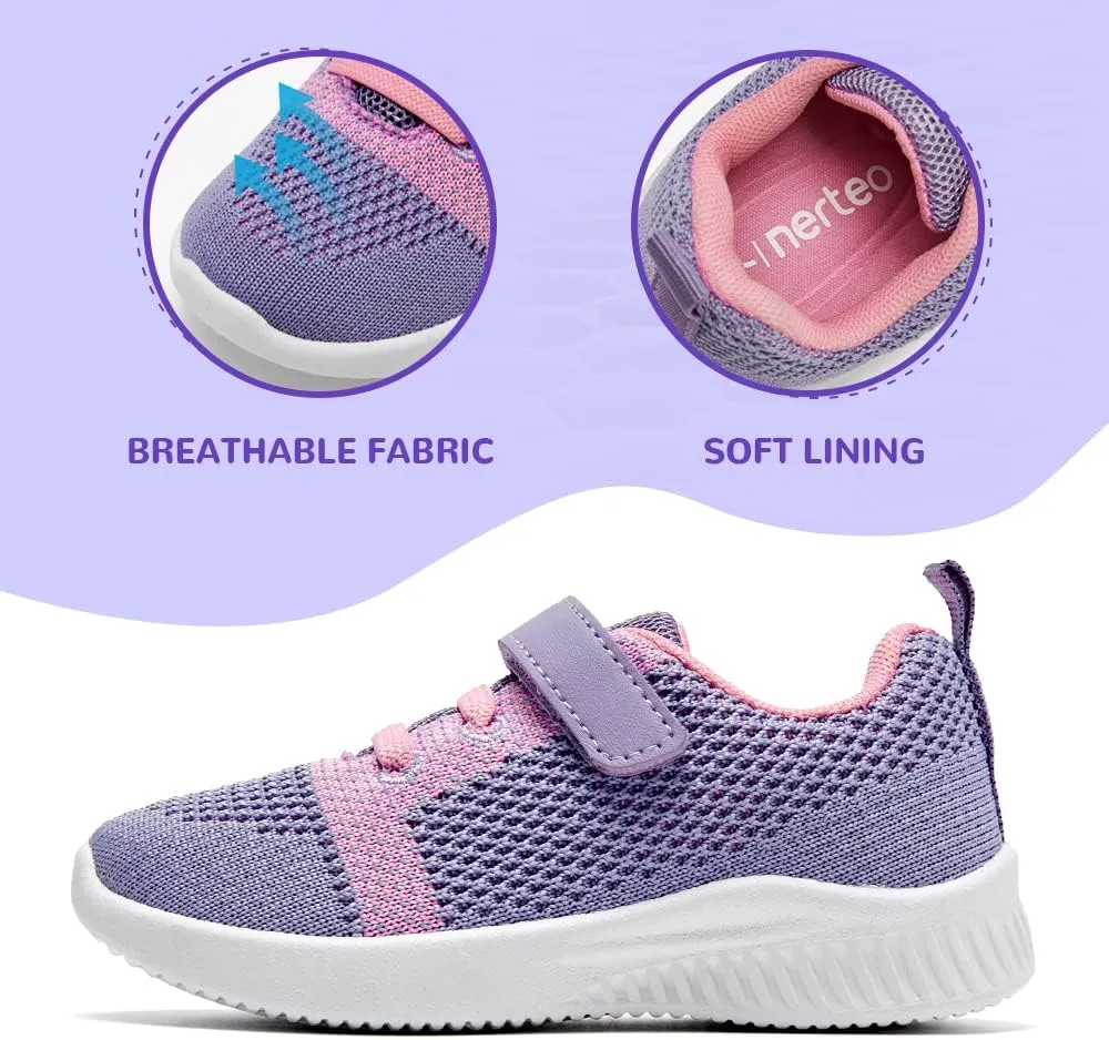 nerteo Toddler/Little Kid Boys Girls Shoes Running/Walking Sports Sneakers