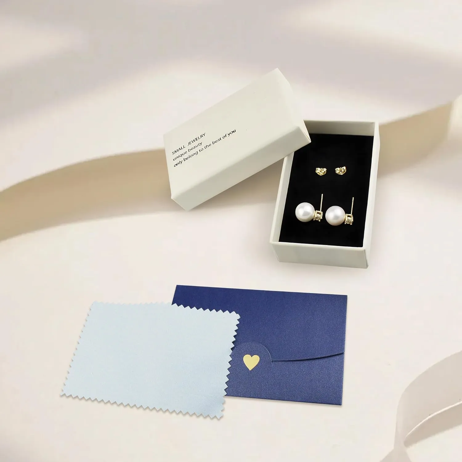 Pearl Stud Earrings for Women 925 Sterling Silver Post 5A Cubic Zirconia Stud Earrings 12MM