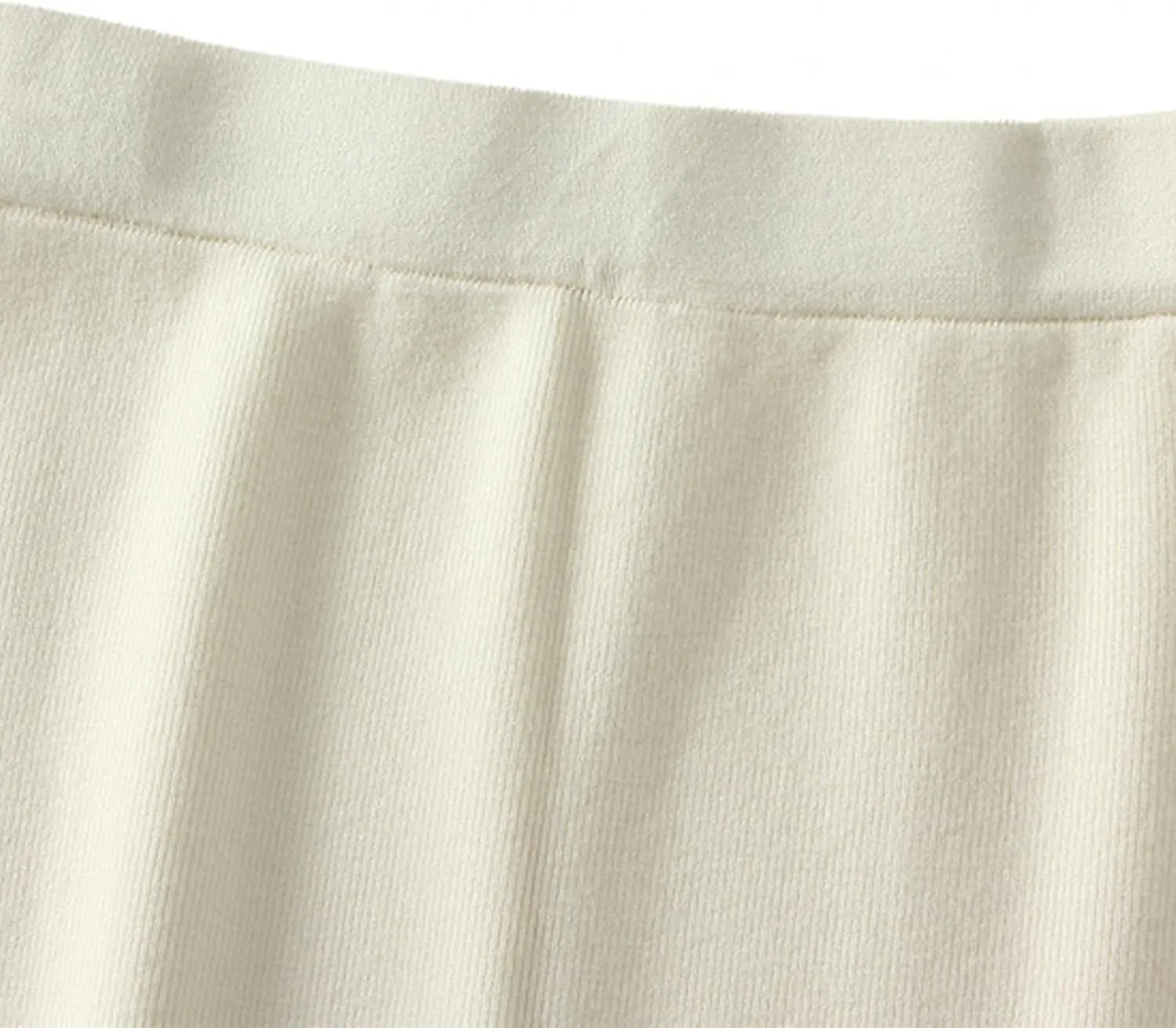 Pencil Skorts for Women Casual Solid Color Elastic High Waist Side Slit Skirts 2025 Fashion Soft Comfy Bodycon Skirt
