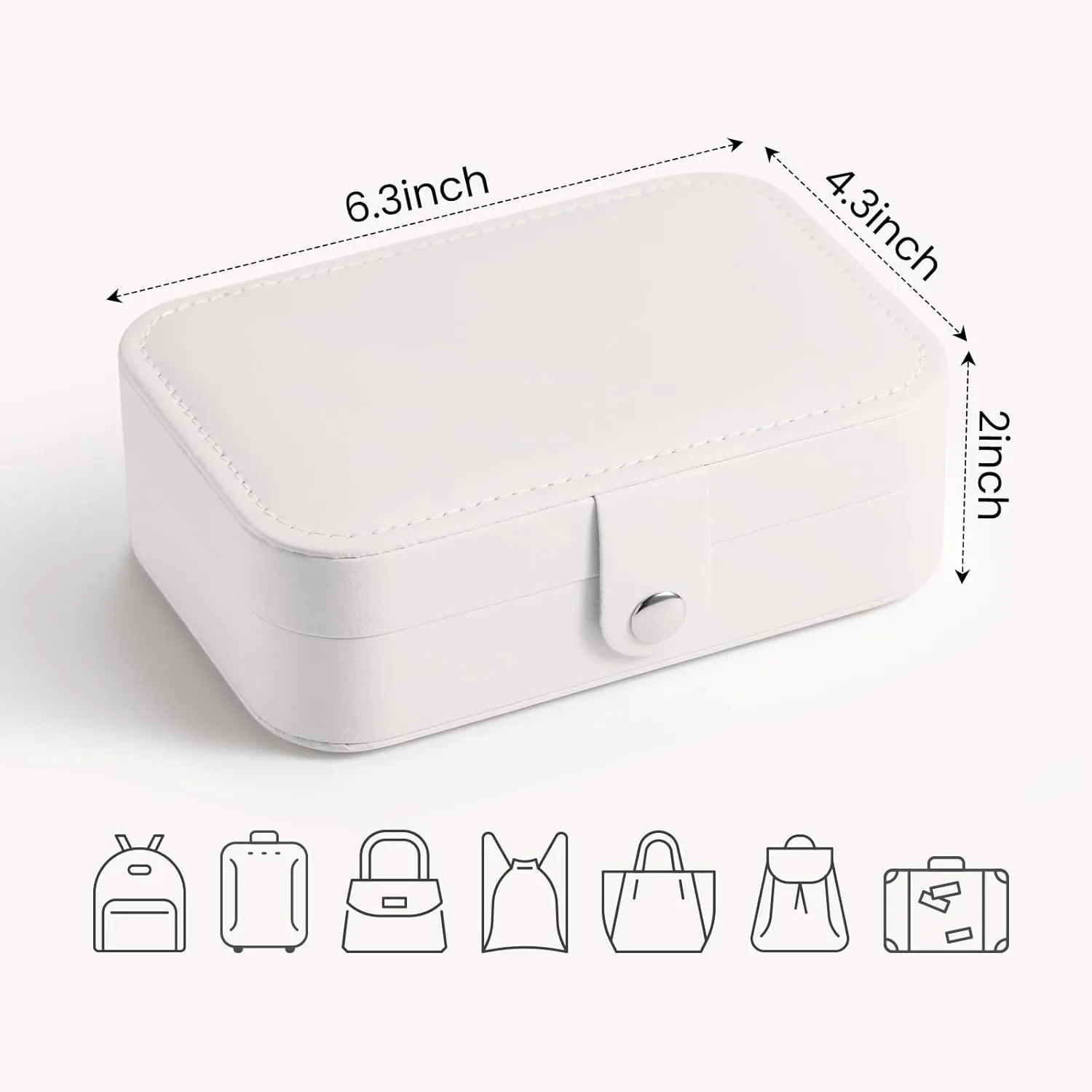 Personalized Jewelry Box for Women, Custom Travel Jewelry Case with Name and Birth Flower, Personalized Jewelry Organizer Bridesmaid Proposal Gifts, Personalized Gifts for Women