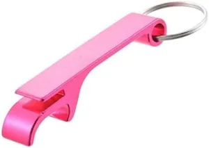Pink Portable 4 Close 1 Bottle Opener Key Chain Key Chain Metal Key Chain Bottle Openers Automobile Keychains