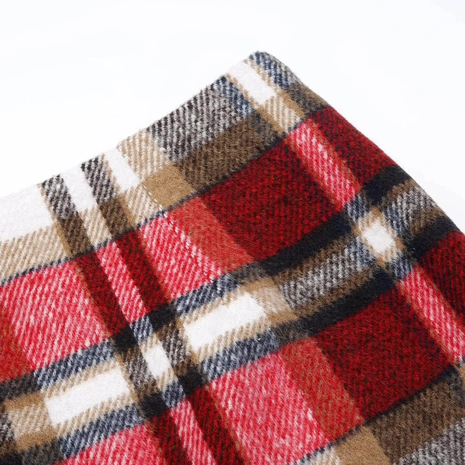 Plaid Skirts for Womens High Waist Business Pencil Skirt Short Skirt Knee Length Work Skirts Fall Winter