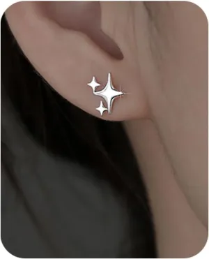   Post Earrings    for Women Teen Trendy Hypoallergenic Small Post Pierced Studs Earrings Jewelry Gifts