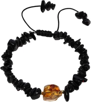 Reiki Crystal Chips Beaded Irregular Citrine Tumbled Stones Bracelets Bracelets for Women Adjustable Jewelry Gifts