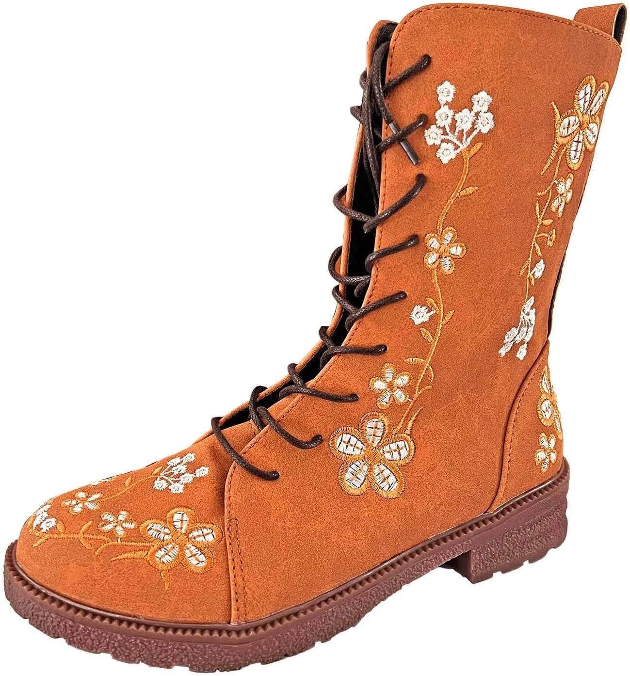 SBGMoSJ Leather Cowboy Boots Women Size 9 White Cowboy Boots Ladies Wide Calf Black Western Boots for Women Wide Calf Dress Boots for Women Suede Black Knee High Cowboy Boots for Women Wide Calf