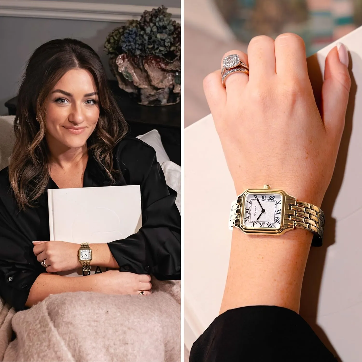 Sekonda Classic Monica Ladies 30mm Quartz Watch in White with Analogue Display, and Alloy Strap