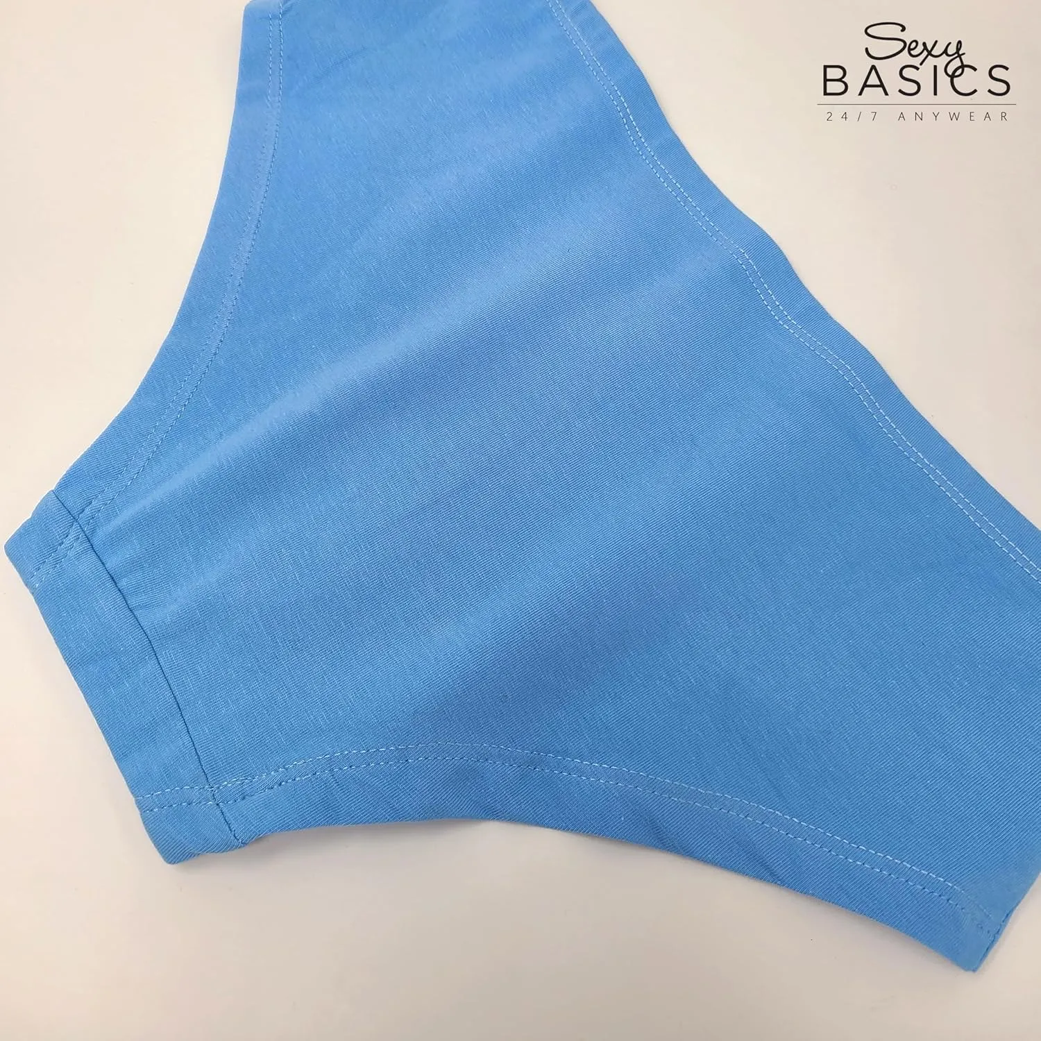 Sexy Basics Women's 12 Pack Cotton Spandex Flexible Fit Hipster Panties