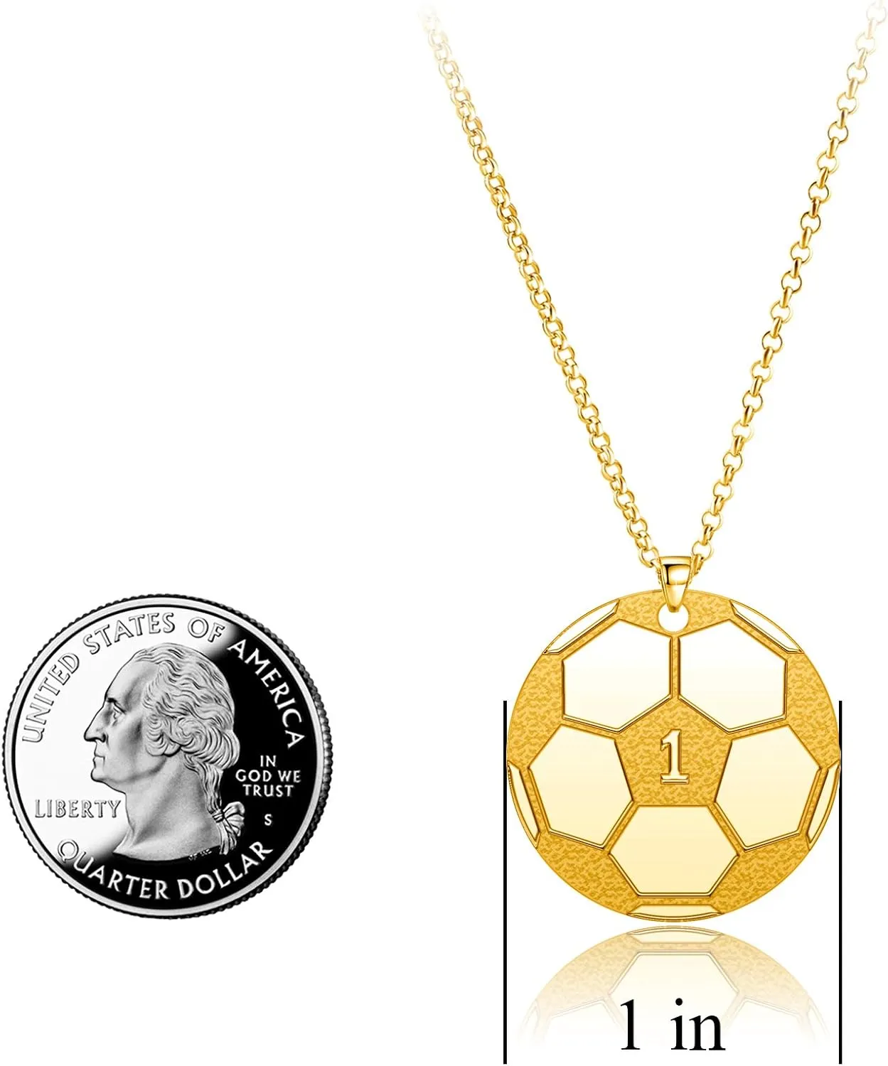 SexyMandala Number Necklace Personalized Birth Year Number Necklace Basketball Soceer Ball Necklace Custom Lucky Number Pendant Jewlery Gift for Men Women