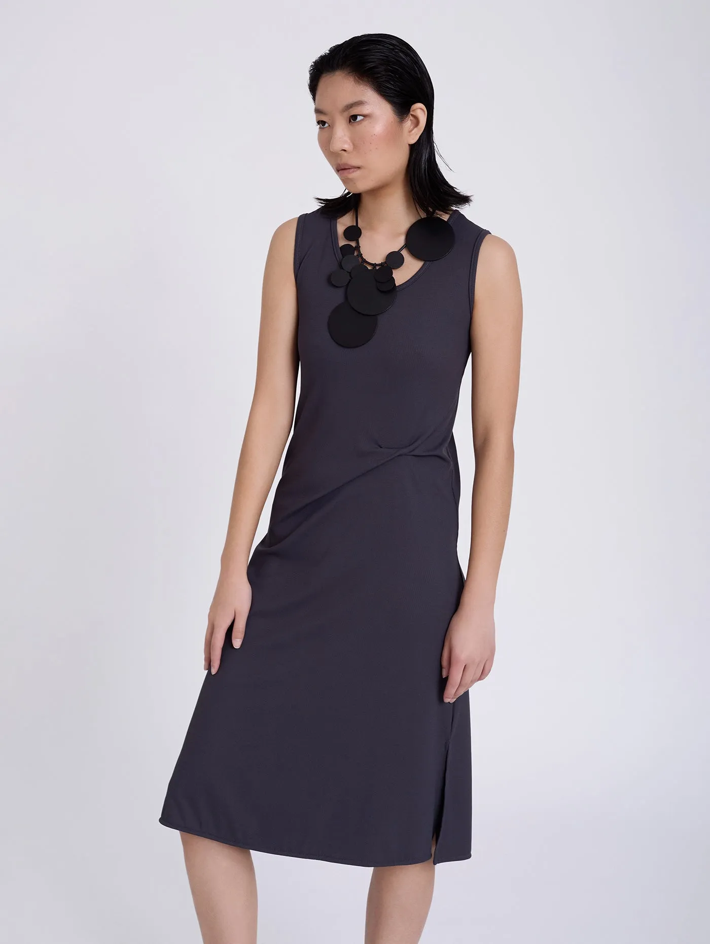 Skatie Textured Knitted Strapless Dress