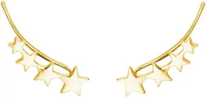 SLUYNZ 925 Sterling Silver Star Crawler Earrings Cuff for Women Climber Earrings Wrap