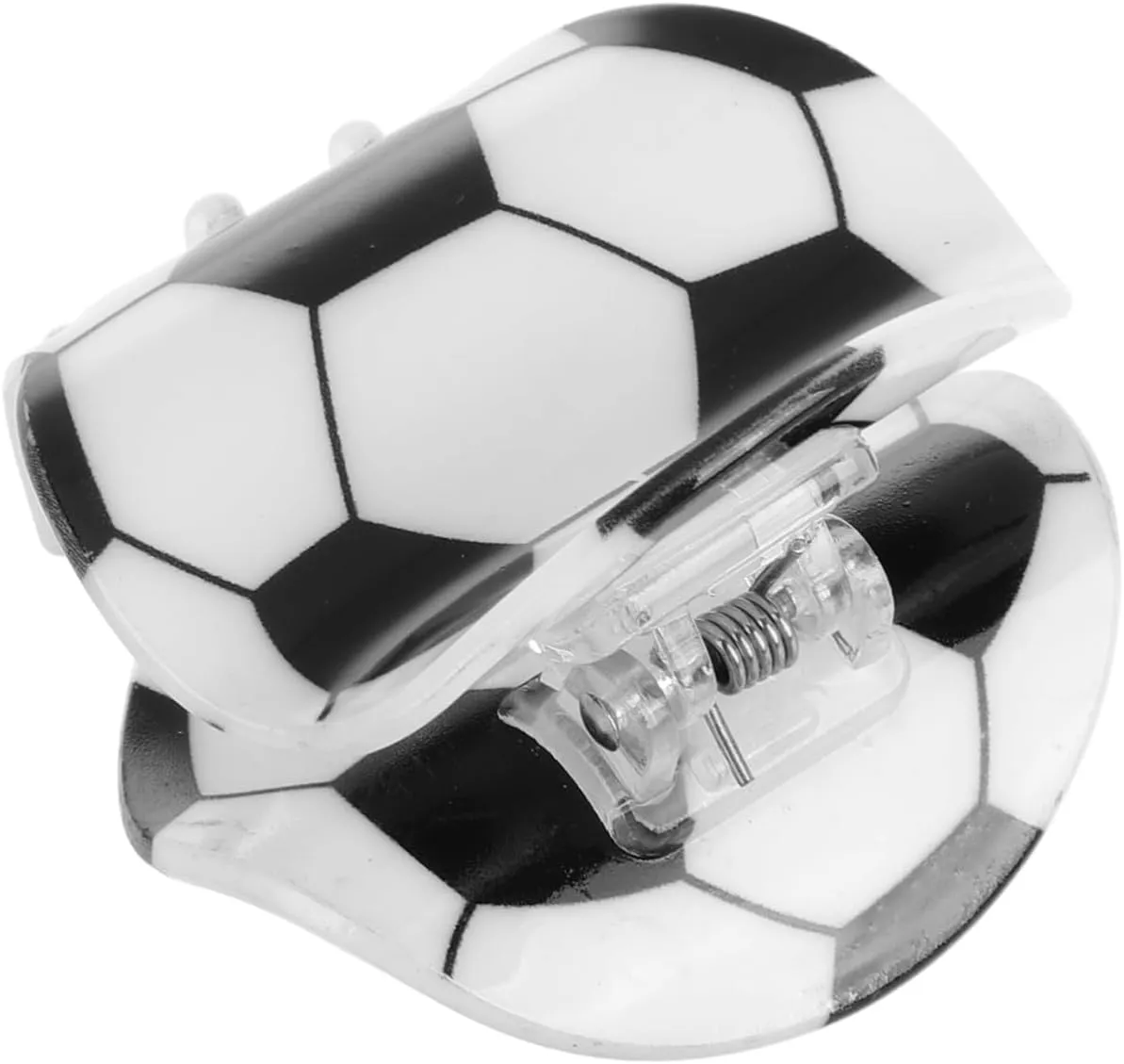 Soccer Themed Hair Claw Clip Secure Football Hair Accessory for Fans Stylish and Reliable Small Clips for Sports Events for Game Day