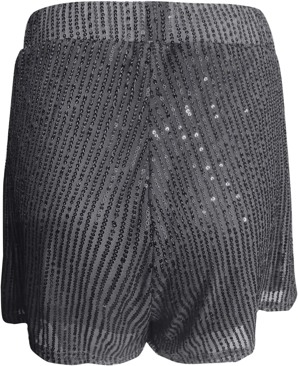 Sparkly Skirt for Women Glitter Skorts Skirt with Shorts High Waisted Shiny Party Club Short Skirts