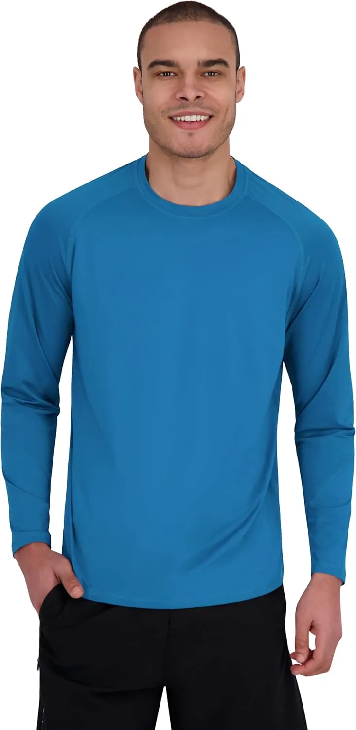 Spyder Men's Long Sleeve Rashguard  UPF , Quick-Dry, Swim Shirt, Surfing, Hiking, Workouts