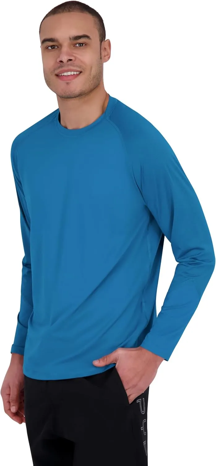 Spyder Men's Long Sleeve Rashguard  UPF , Quick-Dry, Swim Shirt, Surfing, Hiking, Workouts
