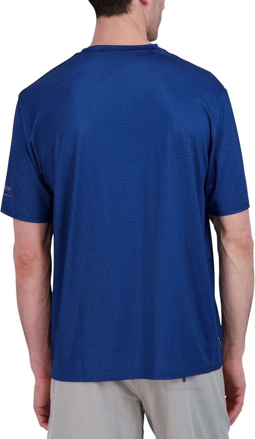 Spyder Men's Short Sleeve Rashguard ?C UPF , Quick-Dry, Swim Shirt, Surfing, Hiking, Workout