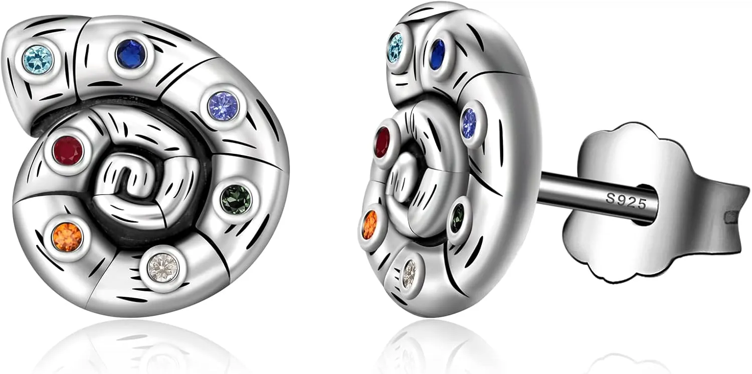 Stud Earrings 925 Sterling Silver Owl Stud Earrings Octopus Stud Earrings Fox Earrings for Women Birthday Jewelry