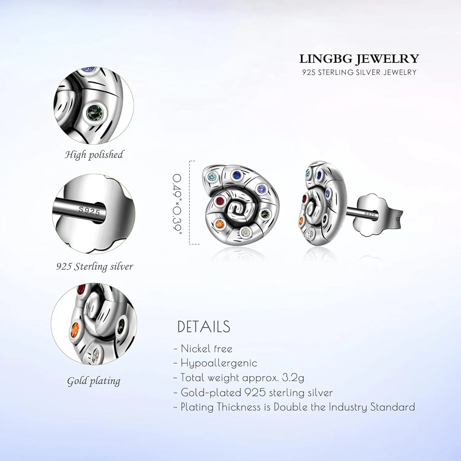 Stud Earrings 925 Sterling Silver Owl Stud Earrings Octopus Stud Earrings Fox Earrings for Women Birthday Jewelry