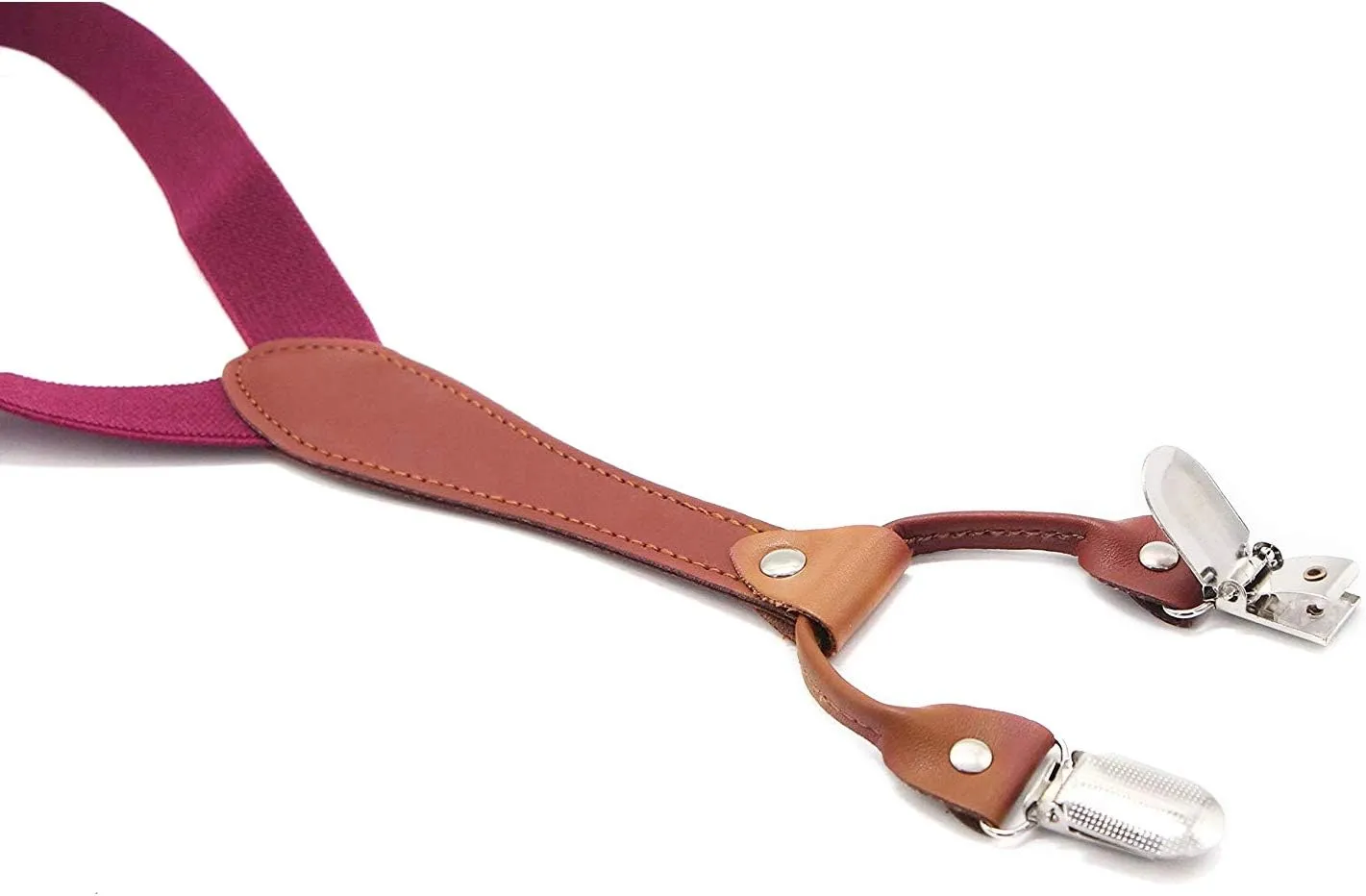 Suspenders For Men,Women Adjustable Suspends Bow Tie Set Solid Color Y Shape with Strong Clips Adjustable Braces