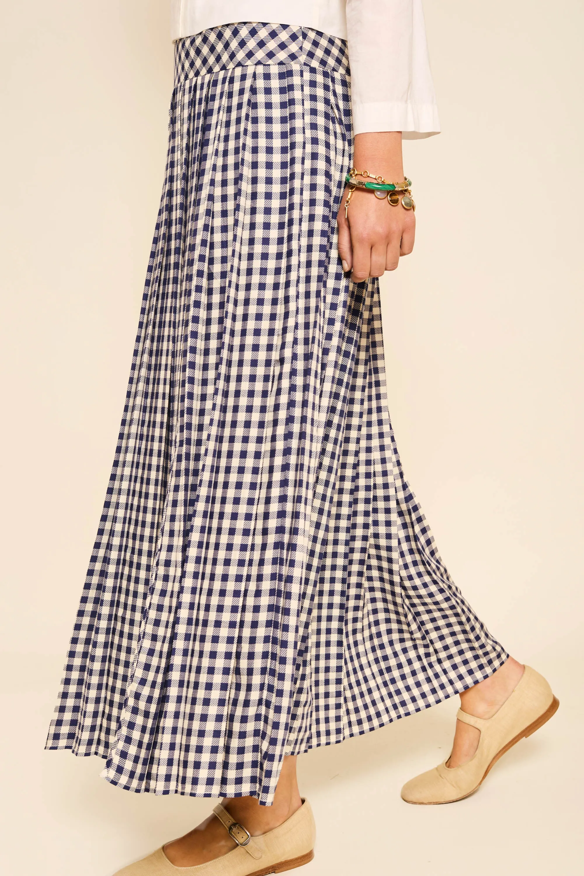 Tina - French Check Navy