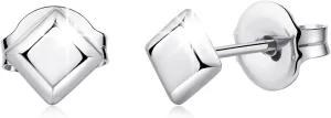 Titanium Earrings, Hypoallergenic Stud Earrings for Women Men Sensitive Ears Bar/Butterfly/Triangle/Square Premium High Polished (Shiny Grey)