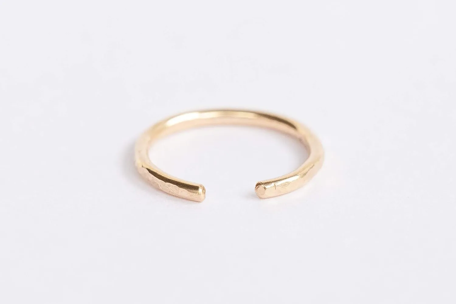 Toe Ring for Women Adjustable  Silver, Gold, or Rose Gold  Simple and Comfortable | Gold Filled, Rose Gold, Sterling Silver (Hammered, Gold)