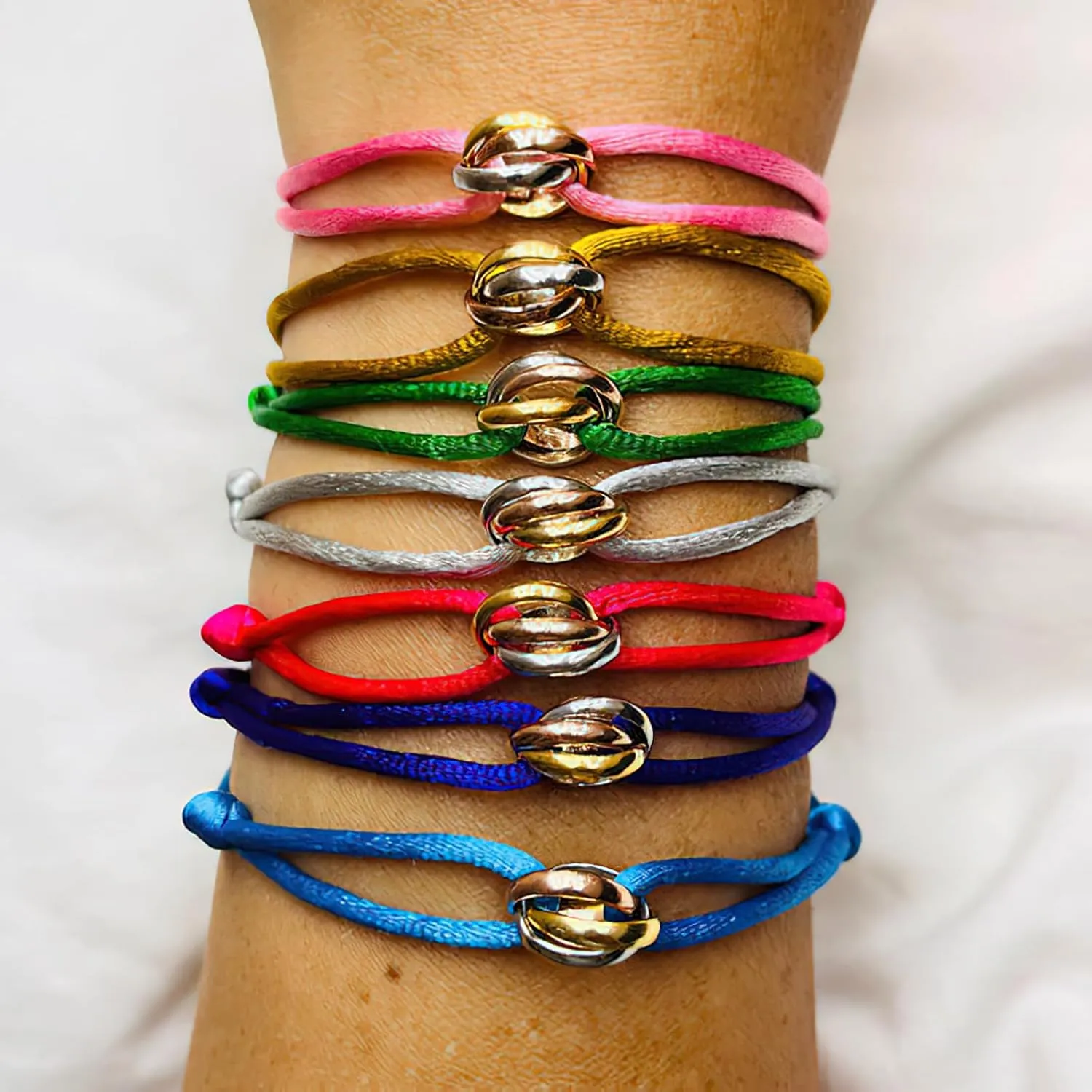 Trinity Adjustable Bracelet, Handmade String Bracelet Unisex Adjustable, Gift for Men and Women