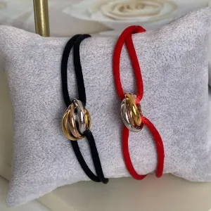 Trinity Adjustable Bracelet, Handmade String Bracelet Unisex Adjustable, Gift for Men and Women