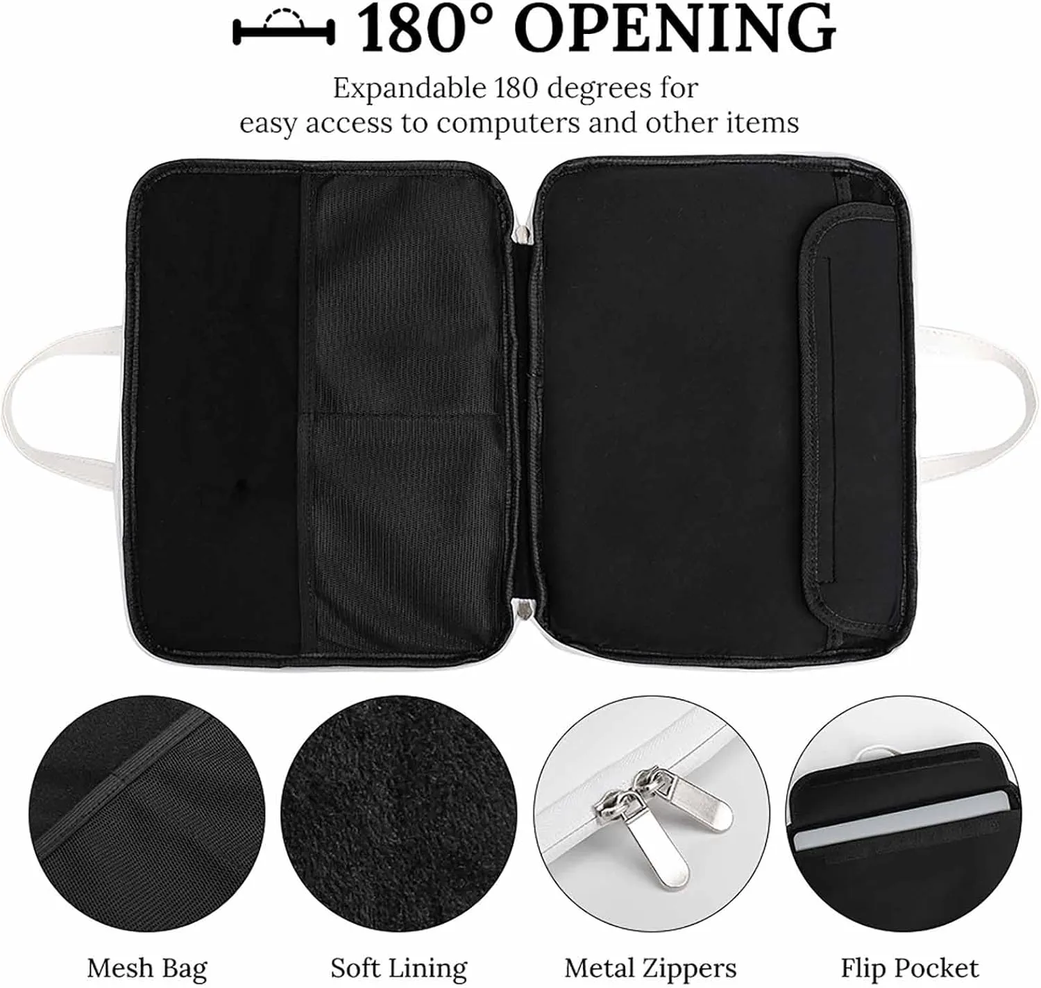 U.S.A Oromo Liberation Front Flag Leather Bag Laptop Case Slim Water Resistant Computer Bags with Handle Briefcase for Work