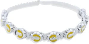 Venerare Catholic Adjustable Cord Bracelet with Colored Enamel