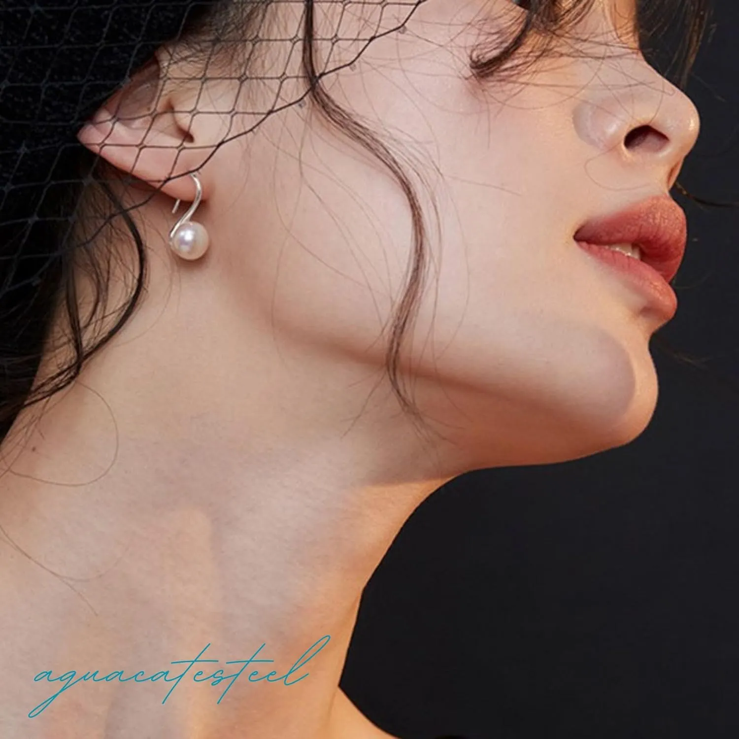 White Pearl Earrings Sterling Silver 925 earrings for women Earrings Hypoallergenic