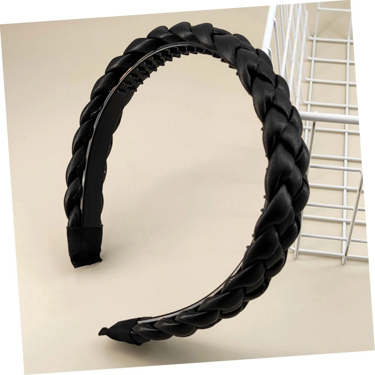 Wide-brimmed Headband Rattan Hair Accessory Women's Hair Tie Festival Decorative Hairband