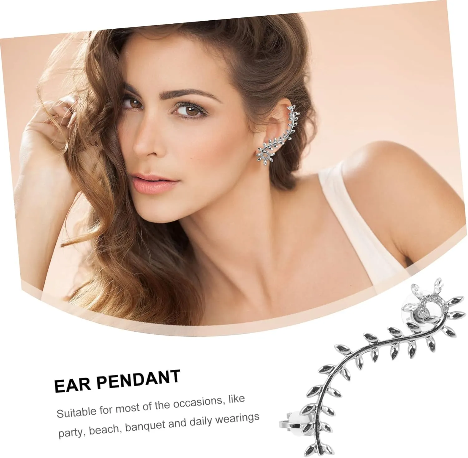 Willow Ear Clip Mens Earrings Dangle Hoop Earrings for Women Dangle Earrings Earrings for Women Ear Cuff