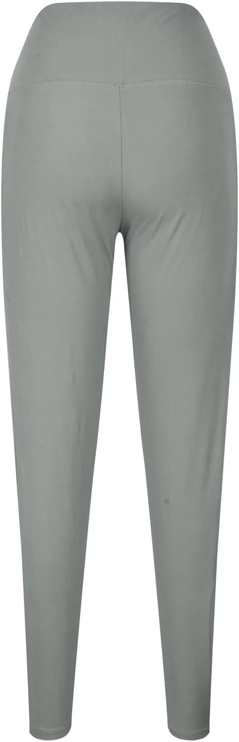 Women's Leggings Plus Size Workout Leggings Tummy Control Leggings with Pockets Stretch Yoga Leggings Athletic Pants