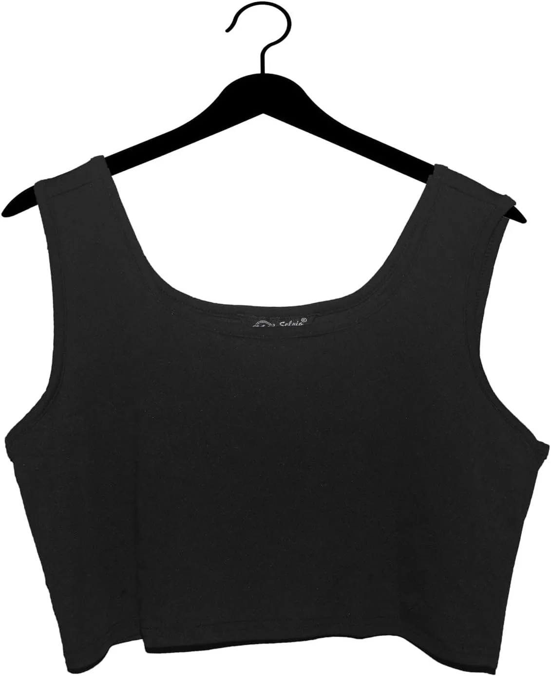 Womens Square Neck Tank Tops Seamless Workout Tops Summer Sleeveless Shirts